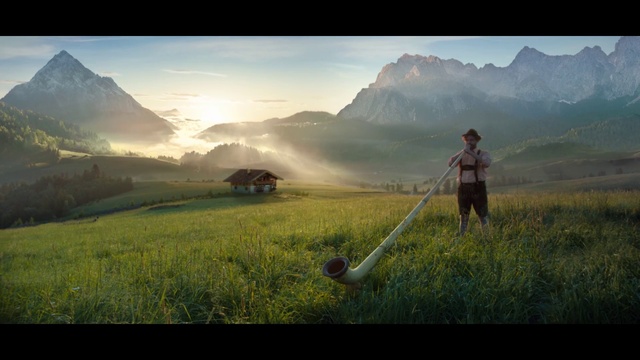 Video Reference: Mountain, Cloud, Sky, People in nature, Natural landscape, Mammal, Sunlight, Grass, Plant, Atmospheric phenomenon