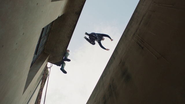 Video Reference: Sky, Grey, Composite material, Freestyle walking, Climbing, Recreation, Concrete, Extreme sport, Cloud, Adventure