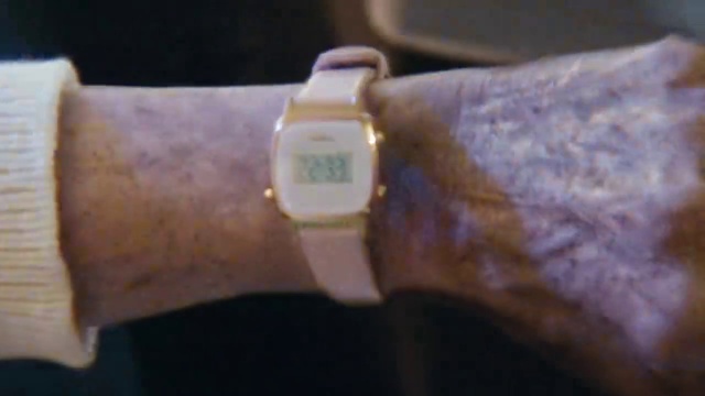 Video Reference: Watch, Gadget, Clock, Watch accessory, Wrist, Rectangle, Natural material, Auto part, Electric blue, Strap