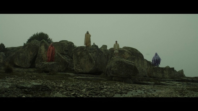 Video Reference: Sky, Bedrock, Atmospheric phenomenon, Landscape, Formation, Natural landscape, Art, Outcrop, Grass, Horizon