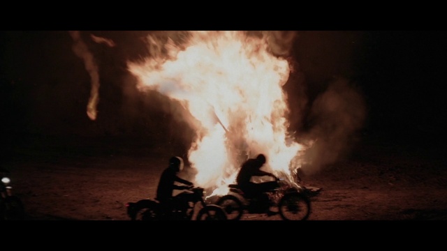 Video Reference: Tire, Wheel, Pollution, Fire, Heat, Smoke, Gas, Motorcycle, Vehicle, Flame