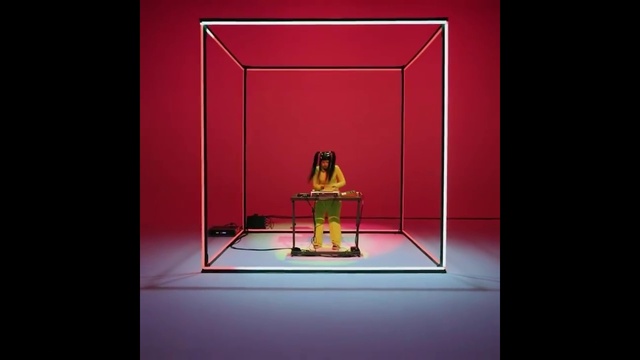 Video Reference: Rectangle, Line, Art, Magenta, Symmetry, Flooring, Event, Room, Visual arts, Entertainment