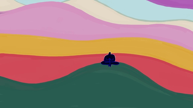 Video Reference: Ecoregion, Nature, Natural environment, Slope, Art, Gesture, Font, Paint, Magenta, Landscape