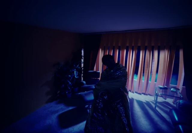 Video Reference: Blue, Purple, Flash photography, Curtain, Tints and shades, House, Entertainment, Sky, Electric blue, Event