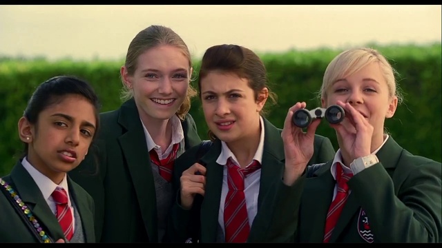 Video Reference: Smile, Shirt, Fashion, Tie, Happy, Coat, Flash photography, School uniform, Gesture, Interaction