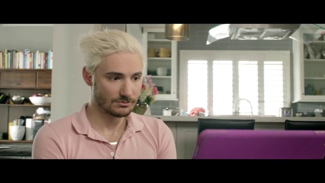 Video Reference: Forehead, Shoulder, Beard, Eyelash, Window, Jaw, Neck, Facial hair, Shelf, Eyewear