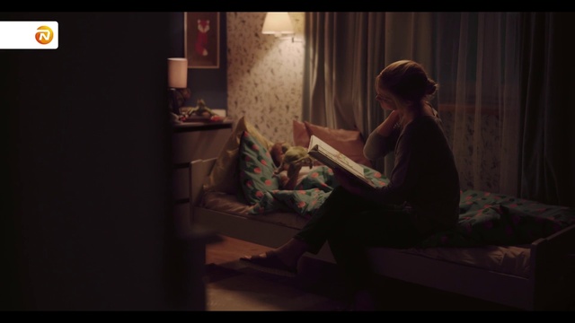 Video Reference: Comfort, Flash photography, Window, Curtain, Tints and shades, Long hair, Human leg, Sitting, Darkness, Room