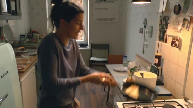 Video Reference: Kitchen, Tableware, Cooking, Eyewear, Event, Table, T-shirt, Art, Job, Smile