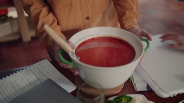 Video Reference: Hand, Water, Tea, Food, Drinkware, Fluid, Coffee cup, Ingredient, Tableware, Cup