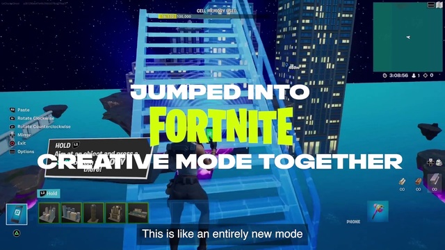 Video Reference: Building, Font, Line, Technology, Electric blue, Screenshot, City, Tower block, Advertising, Facade