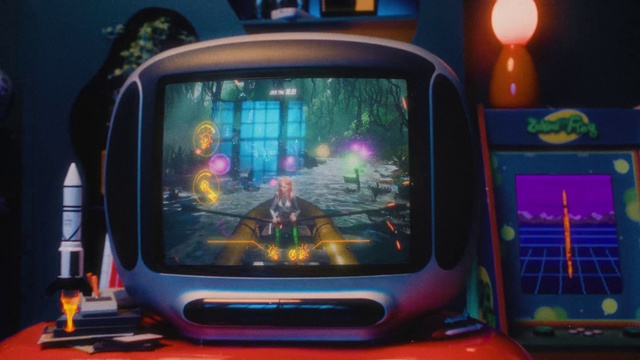 Video Reference: Gadget, Purple, Automotive lighting, Entertainment, Motor vehicle, Recreation, Gas, Automotive exterior, Display device, Television set