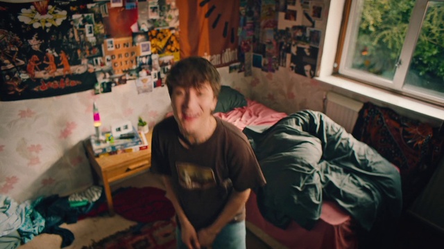 Video Reference: Window, Smile, Comfort, Fun, Plant, T-shirt, Leisure, Living room, Event, Art