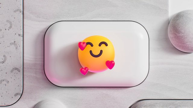 Video Reference: emoji, smiley, heart, pink, yellow, minimal, abstract, 3d, icon, love, cute, background, wallpaper, graphic, illustration, design