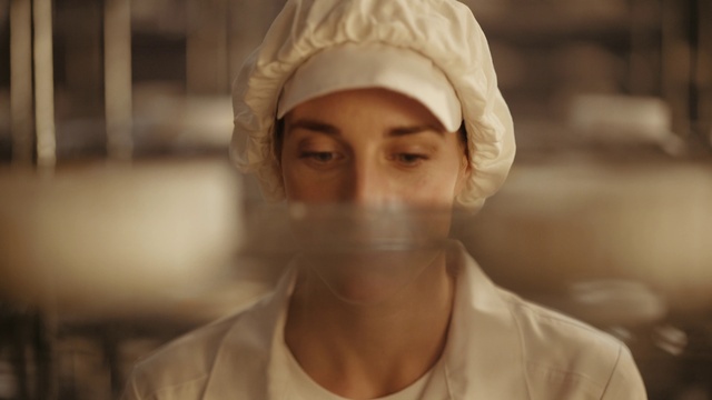 Video Reference: Forehead, Chin, Outerwear, Eye, Eyebrow, White, Mouth, Jaw, Sleeve, Wrinkle