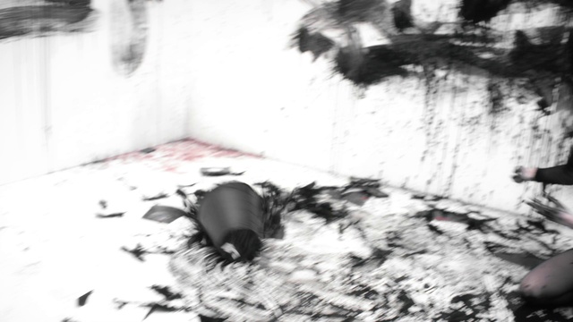 Video Reference: Black-and-white, Grey, Style, Wall, Flooring, Tints and shades, Monochrome photography, Automotive tire, Monochrome, Art