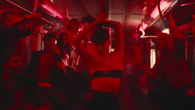 Video Reference: Entertainment, Red, Flash photography, Magenta, Fun, Event, Carmine, Font, Room, Darkness