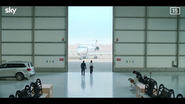 Video Reference: Wheel, Tire, Vehicle, Building, Aircraft, Window, Automotive design, Airplane, Sky, Aerospace manufacturer