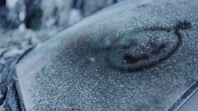 Video Reference: Window, Water, Grey, Automotive tire, Tree, Electric blue, Road surface, Close-up, Freezing, Pattern