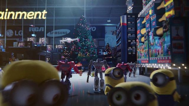 Video Reference: Christmas tree, Photograph, Christmas ornament, World, Light, Window, Architecture, Tree, Toy, Public space