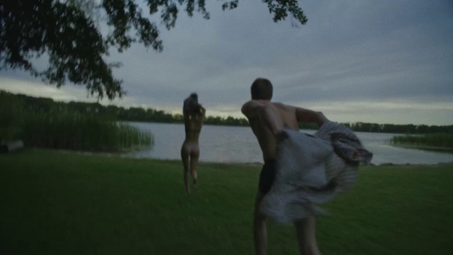 Video Reference: Sky, Water, Cloud, Plant, Flash photography, Shorts, Gesture, Tree, Happy, Lake
