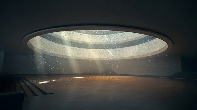 Video Reference: Water, Liquid, Tints and shades, Horizon, Art, Astronomical object, Circle, Shade, Space, Symmetry