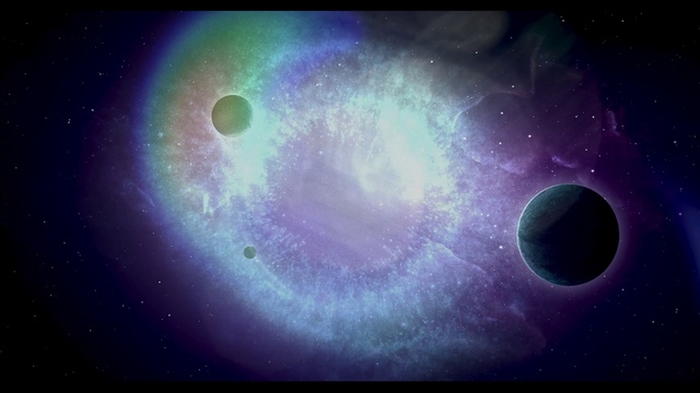 Video Reference: Atmosphere, World, Organism, Galaxy, Atmospheric phenomenon, Font, Astronomical object, Art, Nebula, Star