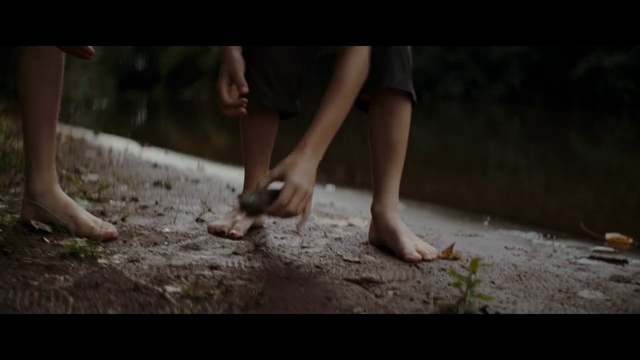 Video Reference: Human body, People in nature, Flash photography, Gesture, Calf, Finger, Wood, Thigh, Knee, Nail