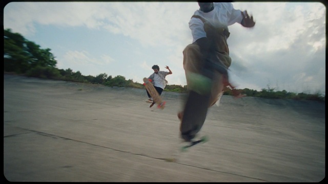 Video Reference: Cloud, Sky, Shorts, Flash photography, Happy, Gesture, Tree, People in nature, Travel, Landscape
