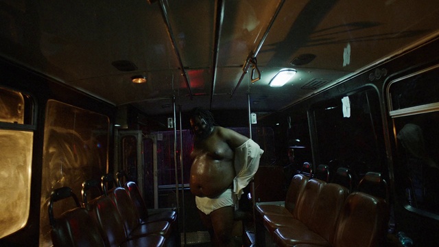 Video Reference: Chair, Event, Ceiling, Public transport, Room, Vehicle, Darkness, Barware