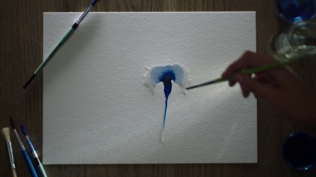 Video Reference: Blue, Product, Plant, Azure, Art, Creative arts, Material property, Wood, Electric blue, Wire