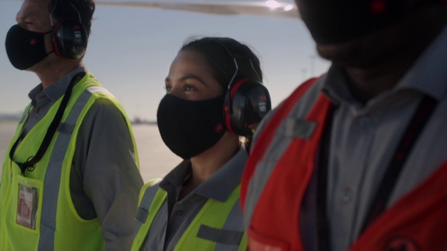 Video Reference: Workwear, High-visibility clothing, Headgear, Hearing, Service, Hard hat, Personal protective equipment, Gas, Engineer, Engineering