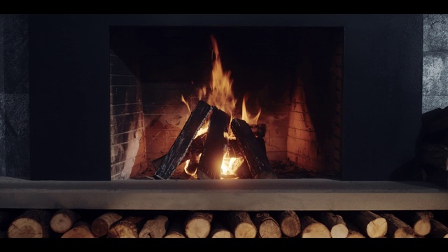 Video Reference: Wood, Fire, Heat, Hearth, Flame, Fireplace, Gas, Tints and shades, Event, Boat