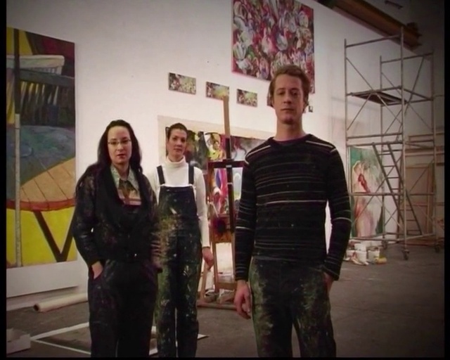 Video Reference: Picture frame, Artist, Art, Flash photography, Fun, T-shirt, Fashion design, Event, Magenta, Visual arts