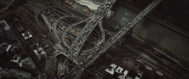 Video Reference: Building, Landscape, Urban design, City, Road, Space, Darkness, Engineering, Cityscape, Metal