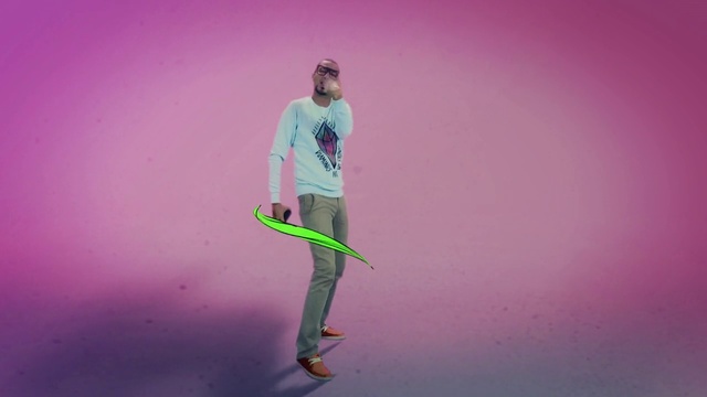 Video Reference: Trousers, Shoe, Shorts, Purple, Flash photography, Knee, Pink, Sneakers, Magenta, Surfboard