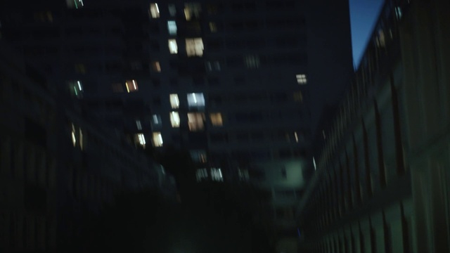 Video Reference: Building, Window, Skyscraper, Tower block, Tints and shades, City, Condominium, Facade, Midnight, Electric blue
