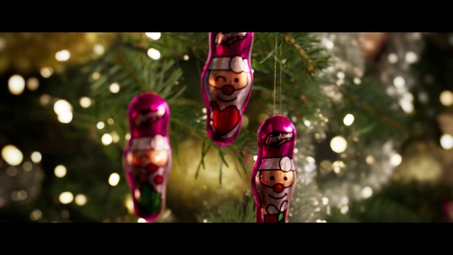 Video Reference: Head, Christmas ornament, Christmas tree, Plant, Holiday ornament, Human body, Ornament, Pink, Tree, Christmas decoration