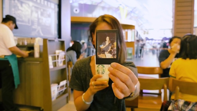 Video Reference: Hand, Fashion, Purple, Chair, Event, Art, Fun, T-shirt, Eyewear, Leisure