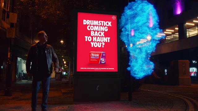 Video Reference: Entertainment, Event, Font, Technology, Tree, Display device, Electric blue, Darkness, Magenta, Signage