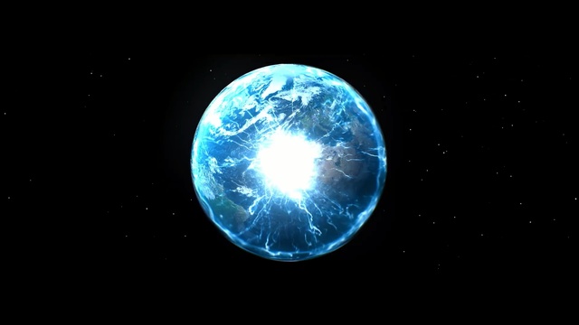 Video Reference: planet, atmosphere, earth, astronomical object, universe, sphere, outer space, night, computer wallpaper, sky