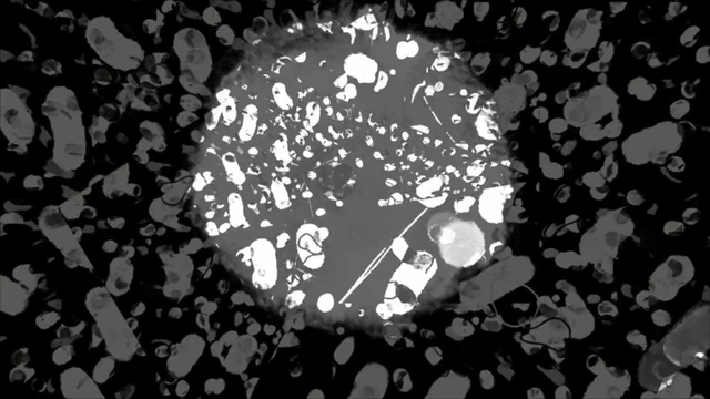 Video Reference: black, black and white, monochrome photography, light, monochrome, photography, pattern, computer wallpaper, font, circle, Person