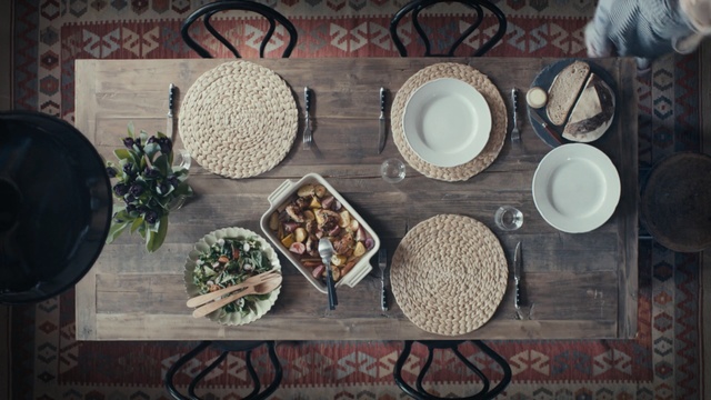 Video Reference: Dish, Cuisine, Food, Meal, Platter, Table, Tableware, Placemat, Superfood, Tablecloth, Person