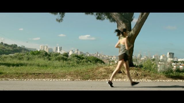 Video Reference: Jogging, Running, Recreation, Sky, Screenshot, Photography, Tree, Exercise, Individual sports, Walking