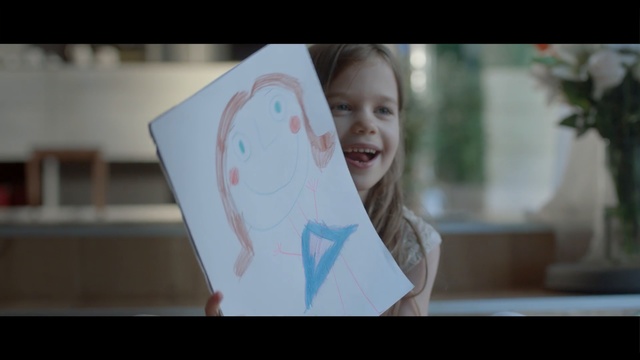 Video Reference: blue, photograph, facial expression, girl, smile, snapshot, fun, mouth, design, organ, Person