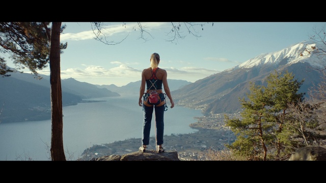 Video Reference: mountainous landforms, nature, mountain, sky, mountain range, wilderness, tree, adventure, ridge, winter, Person