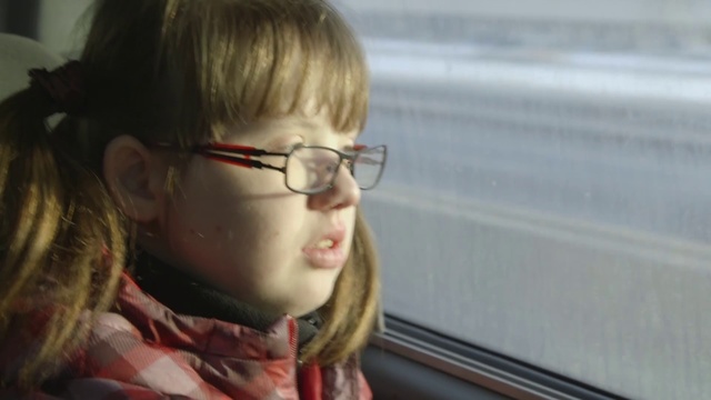 Video Reference: Eyewear, Hair, Face, Glasses, Nose, Blond, Lip, Cheek, Hairstyle, Chin