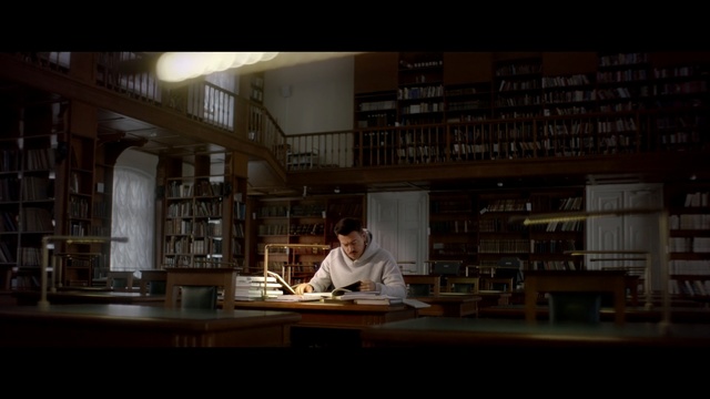 Video Reference: Photograph, Library, Snapshot, Darkness, Photography, Architecture, Screenshot, Temple, Sitting, Window