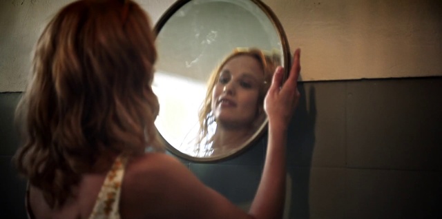 Video Reference: Hair, Mirror, Face, Reflection, Fun, Head, Brown hair, Hand, Long hair, Photography