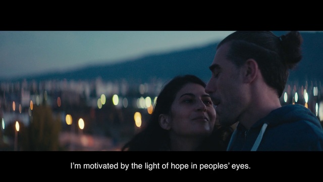 Video Reference: Sky, Interaction, Photography, Font, Smile, Photo caption, Love, Scene, Flash photography, Movie