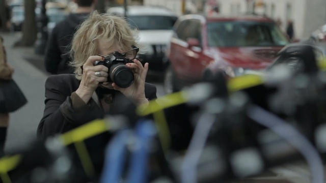 Video Reference: vehicle, car, motor vehicle, street, crowd, Person